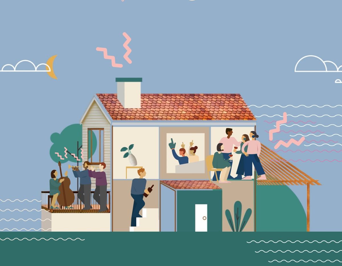 crowd control illustration